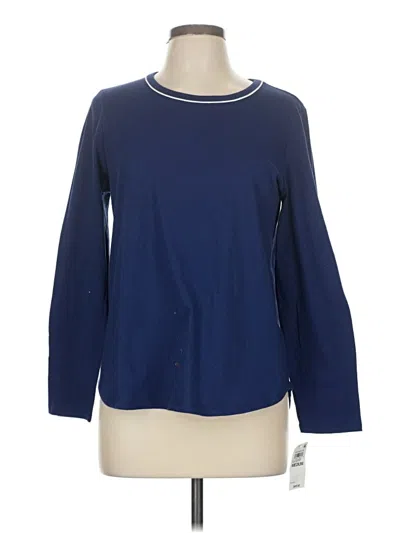 Pre-owned Charter Club Long Sleeve T-shirt In Blue