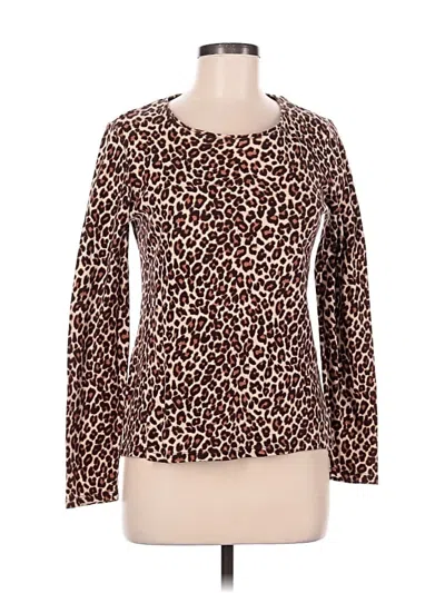 Pre-owned Charter Club Long Sleeve T-shirt In Brown