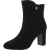 Charter Club Matilda Womens Zipper Man Made Booties In Black