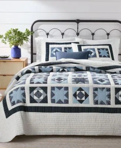 Charter Club Midnight Star Artisan Quilt Set Exclusively At Macys In Multi