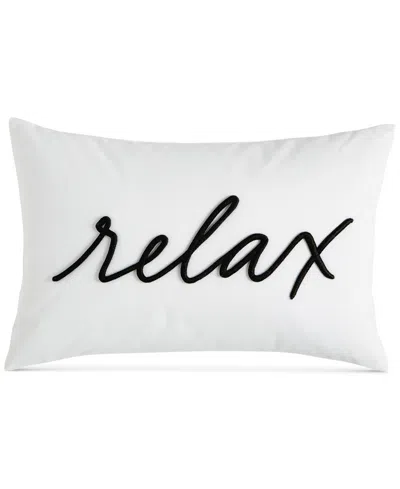 Charter Club Relax Decorative Pillow, 12" X 18", Created For Macy's