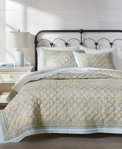 Charter Club Nadia 2-pc. Quilt Set, Twin, Exclusively At Macy's In Ochre
