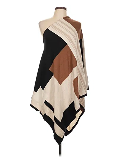 Pre-owned Charter Club Poncho In Brown