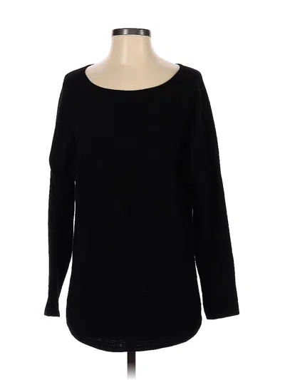 Pre-owned Charter Club Pullover Sweater In Black