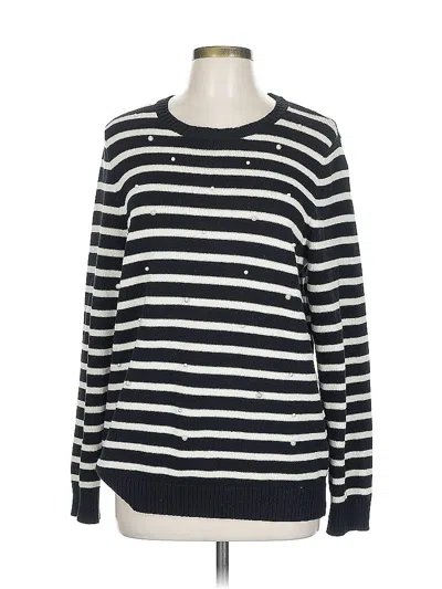 Pre-owned Charter Club Pullover Sweater In Black