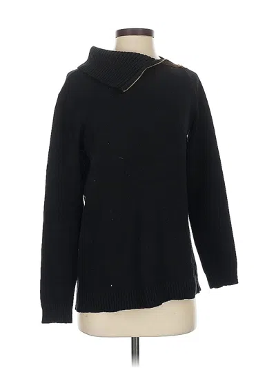 Pre-owned Charter Club Pullover Sweater In Black