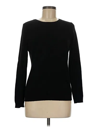 Pre-owned Charter Club Pullover Sweater In Black