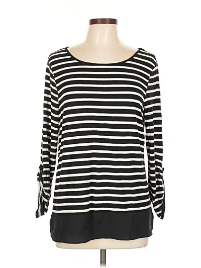 Pre-owned Charter Club Pullover Sweater In Black