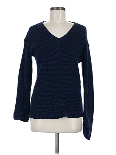 Pre-owned Charter Club Pullover Sweater In Blue