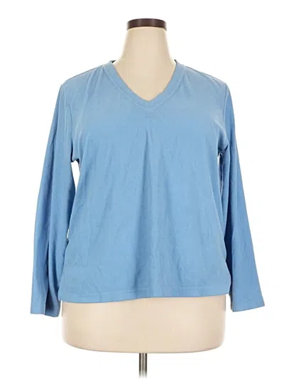 Pre-owned Charter Club Pullover Sweater In Blue
