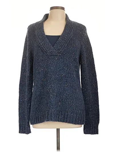 Pre-owned Charter Club Pullover Sweater In Blue