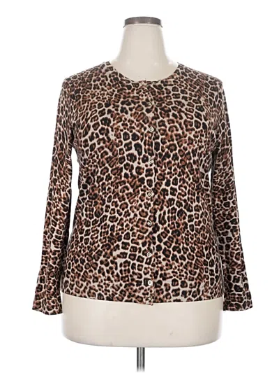 Pre-owned Charter Club Pullover Sweater In Brown