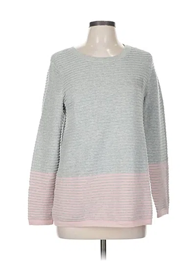 Pre-owned Charter Club Pullover Sweater In Gray