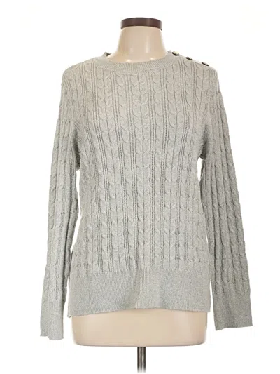 Pre-owned Charter Club Pullover Sweater In Gray
