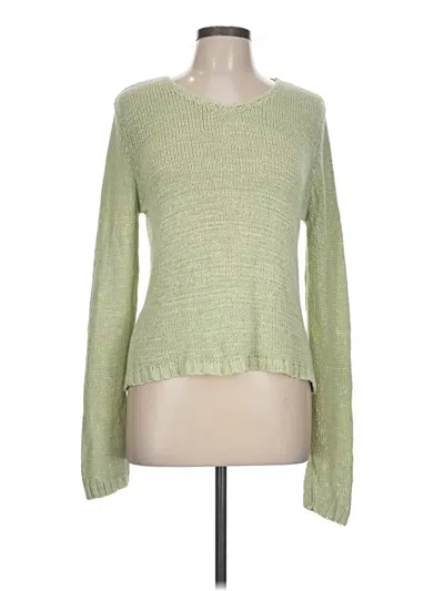 Pre-owned Charter Club Pullover Sweater In Green
