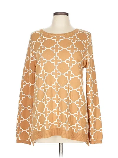 Pre-owned Charter Club Pullover Sweater In Orange