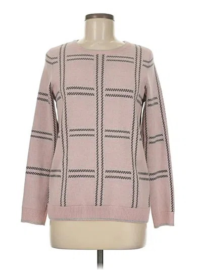 Pre-owned Charter Club Pullover Sweater In Pink