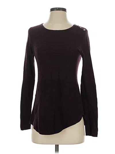 Pre-owned Charter Club Pullover Sweater In Purple