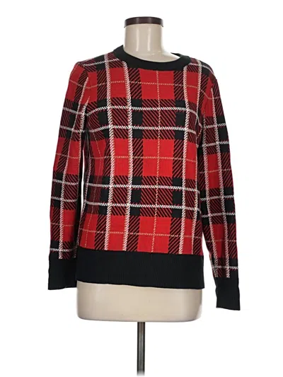 Pre-owned Charter Club Pullover Sweater In Red