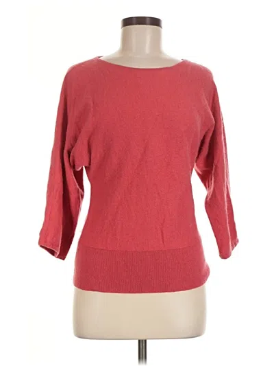 Pre-owned Charter Club Pullover Sweater In Red