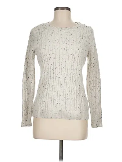 Pre-owned Charter Club Pullover Sweater In Silver