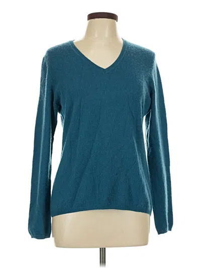 Pre-owned Charter Club Pullover Sweater In Teal