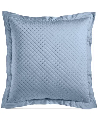 Charter Club Quilted Cotton Sham, Euro, Exclusively At Macy's In Blue