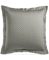 Charter Club Quilted Cotton Sham, Euro, Exclusively At Macy's In Smoke