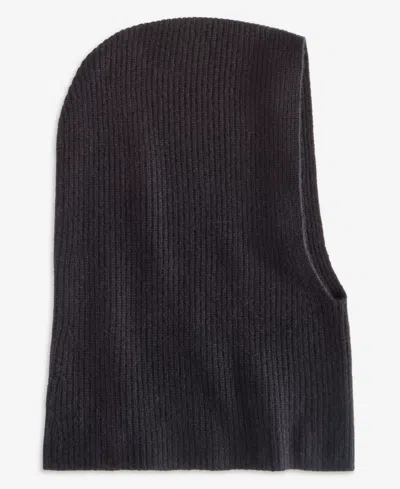 Charter Club Ribbed Cashmere Balaclava, Macy's Exclusive In Black