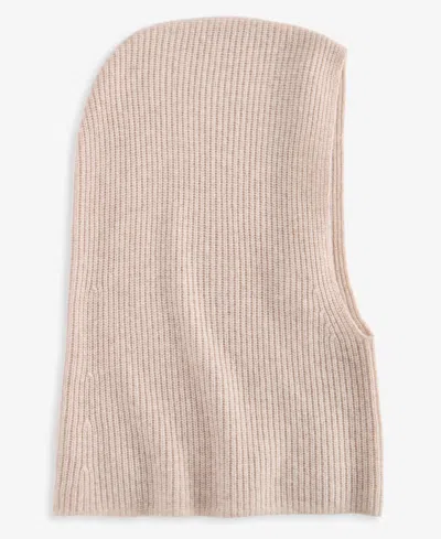 Charter Club Ribbed Cashmere Balaclava, Macy's Exclusive In Pink