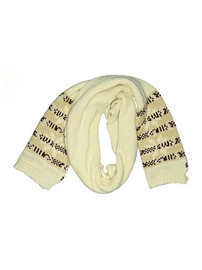 Pre-owned Charter Club Scarf In Tan