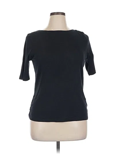 Pre-owned Charter Club Short Sleeve T-shirt In Black