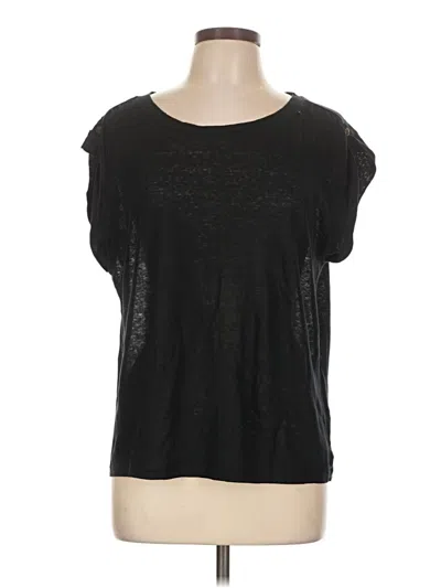 Pre-owned Charter Club Short Sleeve T-shirt In Black