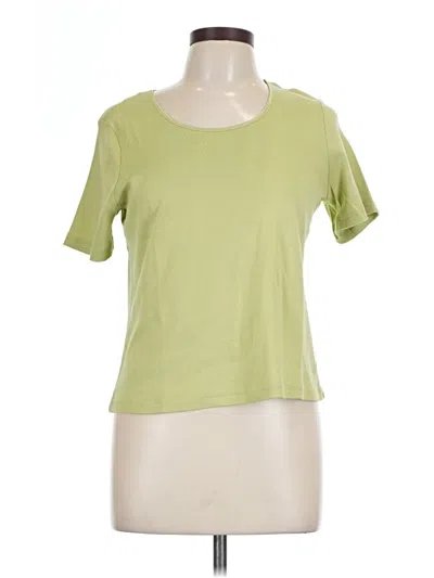 Pre-owned Charter Club Short Sleeve T-shirt In Green