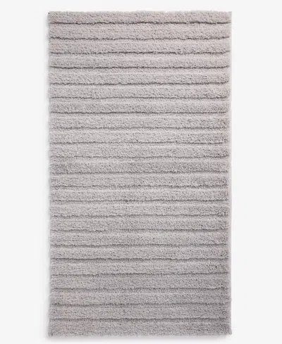 Charter Club Signature Bath Rug, 25.5" X 44", Exclusively At Macy's In Silver