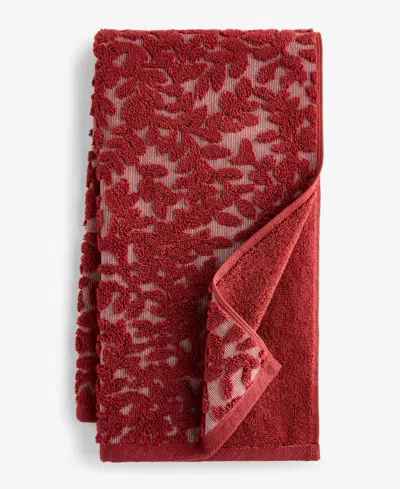 Charter Club Signature Boxwood Hand Towel, 20" X 30", Exclusively At Macy's In Red