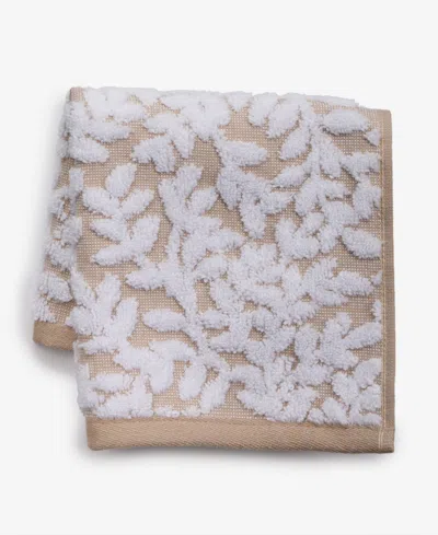 Charter Club Signature Boxwood Washcloth, 13" X 13", Exclusively At Macy's In Sesame