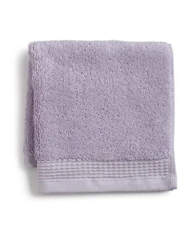 Charter Club Signature Washcloth, 13" X 13", Exclusively At Macy's In Lilac