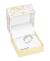 Charter Club Silver-tone Cubic Zirconia Flower Ring, Exclusively At Macy's In Silver