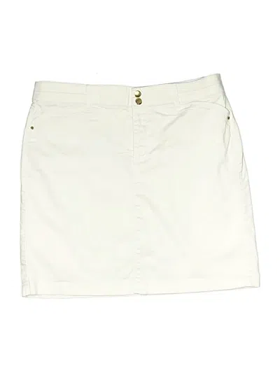 Pre-owned Charter Club Skort In White