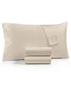 Charter Club Sleep Cool 400 Thread Count Hygrocotton Sheet Set, Full, Exclusively At Macy's In Latte