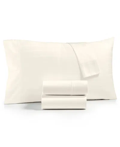Charter Club Sleep Cool 400 Thread Count Hygrocotton Sheet Set, Full, Exclusively At Macy's In White
