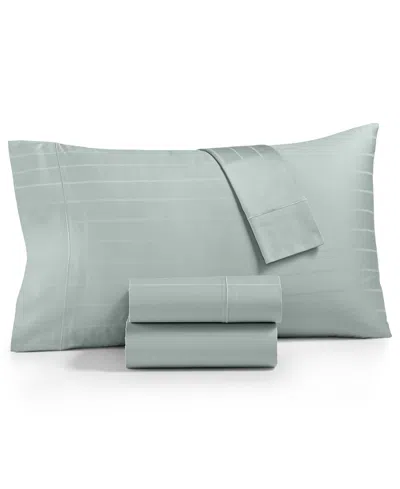 Charter Club Sleep Cool 400 Thread Count Hygrocotton Sheet Set, Queen, Exclusively At Macy's In Pastel Marine