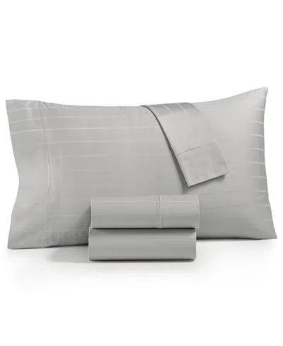Charter Club Sleep Cool 400 Thread Count Hygrocotton Sheet Set, Queen, Exclusively At Macy's In Penguin Grey