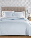Charter Club Sleep Luxe 800 Thread Count 100% Cotton 3-pc. Duvet Cover Set, King, Exclusively At Macy's In Blue