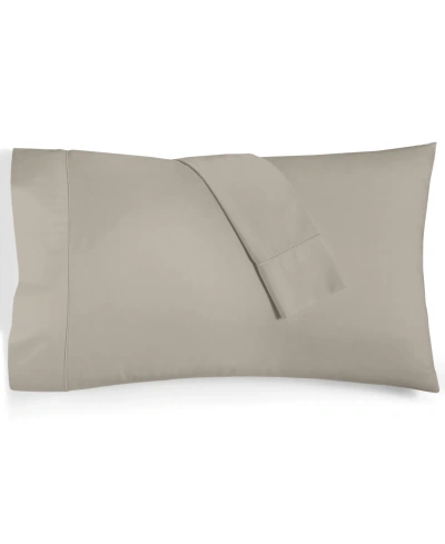 Charter Club Sleep Luxe 800 Thread Count 100% Cotton Pillowcase Pair, Standard, Created For Macy's In Silver