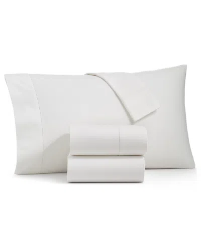 Charter Club Sleep Luxe Solid Cotton Flannel 4-pc. Sheet Set, King, Created For Macy's In White