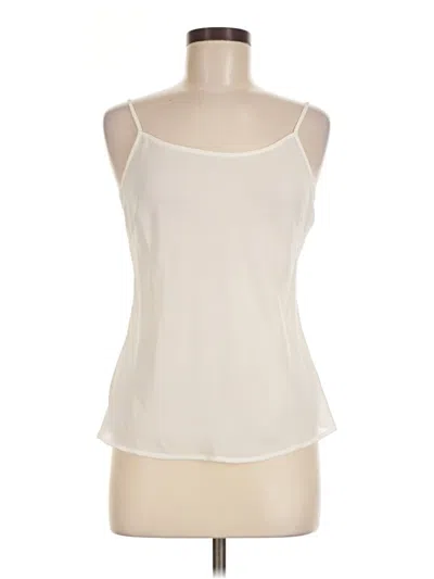 Pre-owned Charter Club Sleeveless Blouse In Ivory