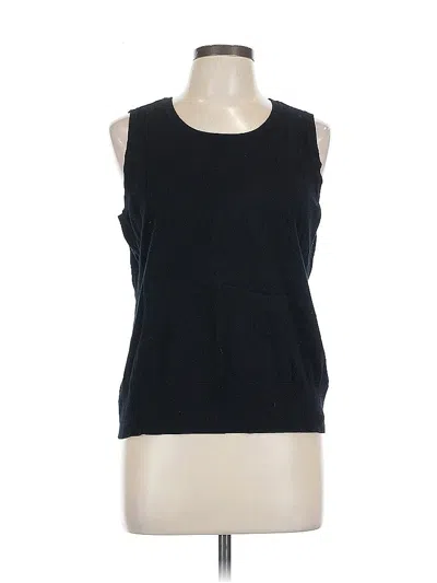 Pre-owned Charter Club Sleeveless T-shirt In Black
