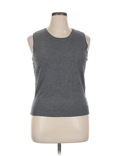 Pre-owned Charter Club Sleeveless T-shirt In Gray